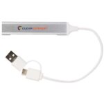 Aluminum 4-Port USB-A and C Hub