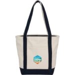 Recycled 12oz Zip Top Canvas Tote