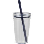 Anna Recycled Acrylic Tumbler w/ Straw 15oz