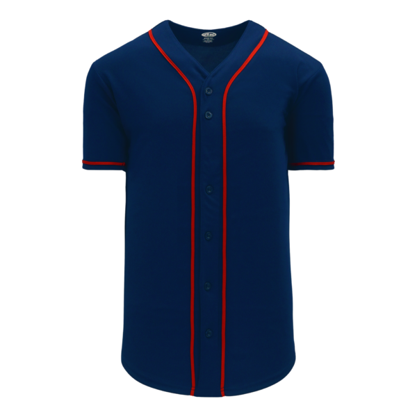 Full Button Baseball Jerseys BA5500-MIN-G01