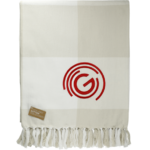 Field & Co. 100% Organic Cotton Check Throw Blanke