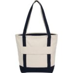 Recycled 12oz Zip Top Canvas Tote