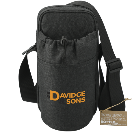 Traver RPET Adjustable Bottle Sling Cooler w/Pouch Traver RPET Adjustable Bottle Sling Cooler w/Pouch