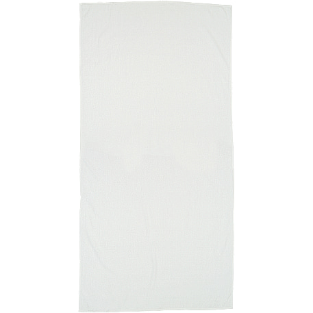 Basic Weight White Beach Towel