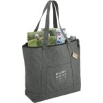 Vila Recycled Zippered Tote