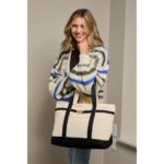 Jane Recycled Cotton Buckle Tote