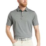 FootJoy TM16319 Men's MicroFeeder Stripe Polo