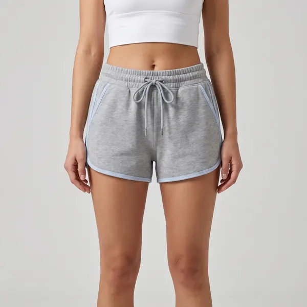 Grey active shorts